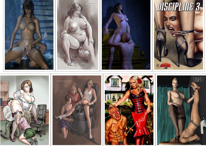 Femdom Drawings Collection Femdom Art And Femdom Comics Mistress 
